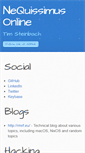Mobile Screenshot of nequissimus.com