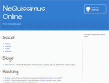 Tablet Screenshot of nequissimus.com